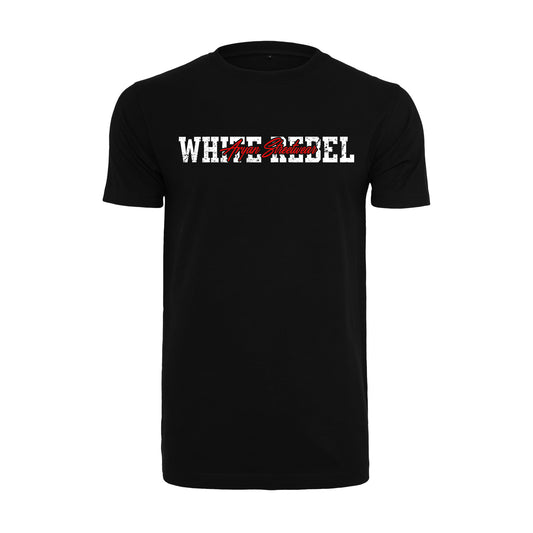 Herren - T-Shirt - White Rebel / Red Line Series (Schwarz)